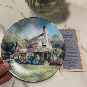 Periwinkle Tea Room collectors plate. By Marty Bell